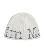 MATIN KIM MATIN KIM Cracked Logo Light Bucket Beanie