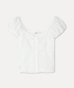 MIXXO MIXXO Eyelet Flee Blouse - C