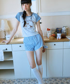 MIXXO MIXXO Banded Check Short Pants S