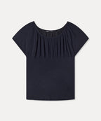MIXXO MIXXO Cap Sleeve Shirring Knitwear