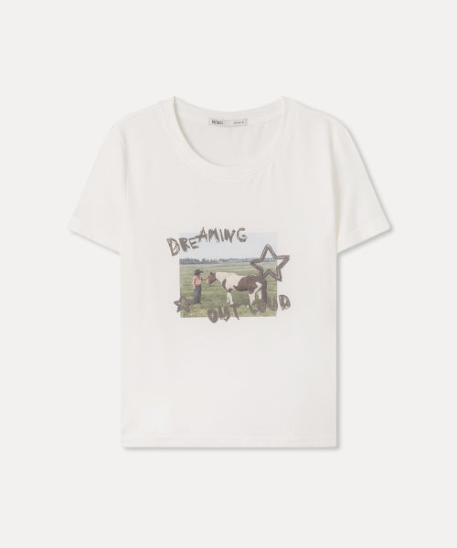 MIXXO MIXXO True fit pony graphic t-shirt C