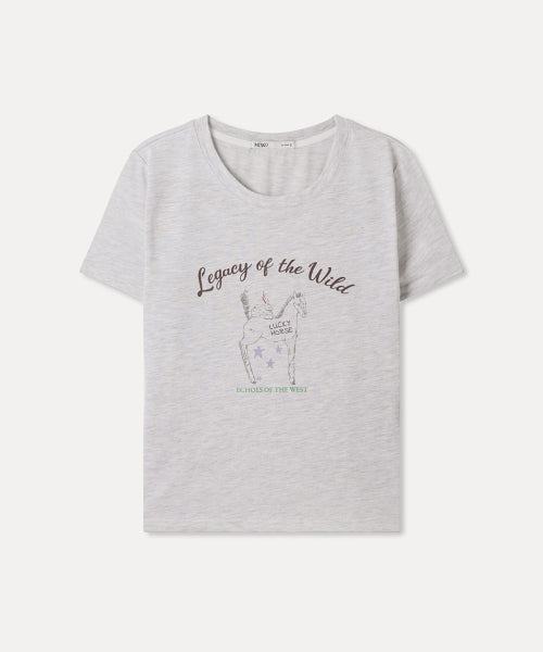 MIXXO MIXXO True fit pony graphic t-shirt C