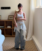 MIXXO MIXXO Denim Wide Fit Pants