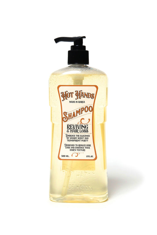 HOTHANDS Hot Hands Functional Hair Loss Relief Shampoo 500ML (woody scent)_Pump cap included