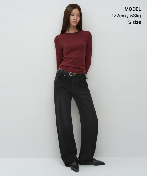 MUSINSA STANDARD WOMAN MUSINSA STANDARD WOMAN T-Shirt Slim Fit