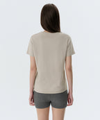 MUSINSA STANDARD WOMAN MUSINSA STANDARD WOMAN T-Shirt Greyish Beige