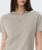 MUSINSA STANDARD WOMAN MUSINSA STANDARD WOMAN T-Shirt Greyish Beige