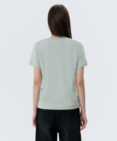 MUSINSA STANDARD WOMAN MUSINSA STANDARD WOMAN T-Shirt Pale Mint
