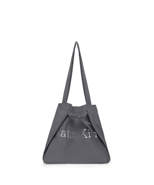 MATIN KIM MATIN KIM Fabric Big Ecobag Charcoal