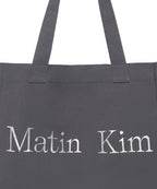 MATIN KIM MATIN KIM Fabric Big Ecobag Charcoal