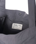 MATIN KIM MATIN KIM Fabric Big Ecobag Charcoal