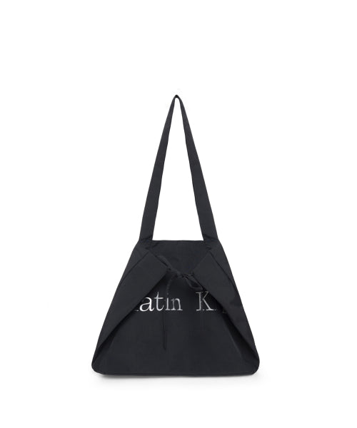 MATIN KIM MATIN KIM Fabric Big Ecobag in Black