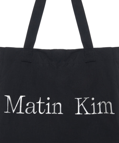MATIN KIM MATIN KIM Fabric Big Ecobag in Black