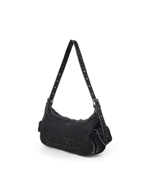 MATIN KIM MATIN KIM Dust Denim Side Pocket Bag