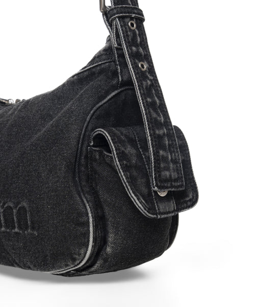 MATIN KIM MATIN KIM Dust Denim Side Pocket Bag