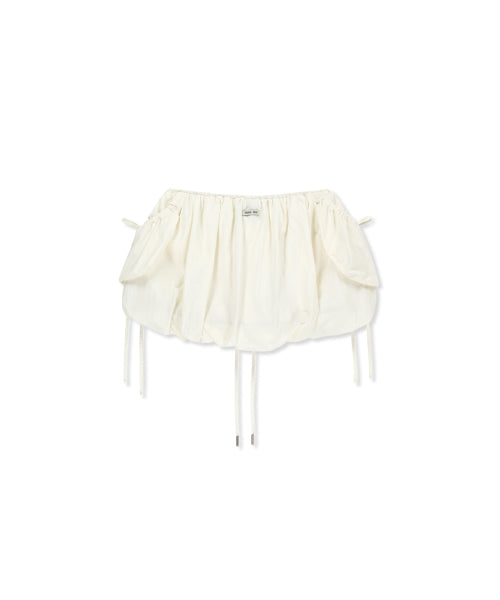 MATIN KIM MATIN KIM Strap Detail Balloon Skirt
