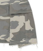 MATIN KIM MATIN KIM Cargo Mini Denim Skort in Beige