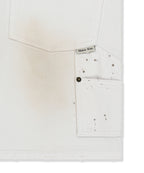 MATIN KIM MATIN KIM Carpenter Bermuda Denim Pants in White