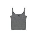 MATIN KIM MATIN KIM SQUARE NECK CROPPED TANK TOP