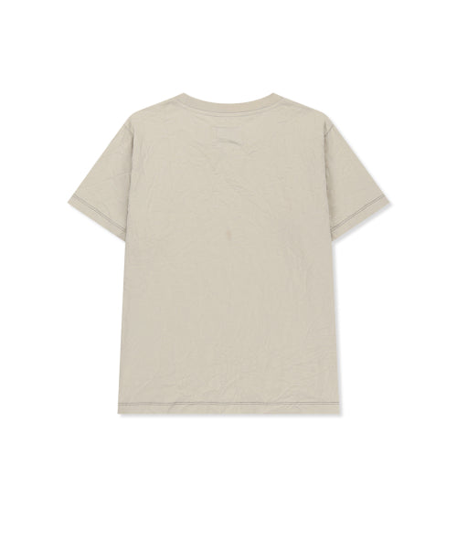 MATIN KIM MATIN KIM T-Shirt Crease Top