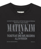 MATIN KIM MATIN KIM T-Shirt Crease Top (Black)