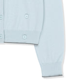 MATIN KIM MATIN KIM Sheer Cardigan for Women in Light Blue