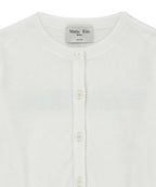 MATIN KIM MATIN KIM Sheer Cardigan for Women in White