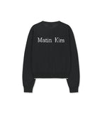 MATIN KIM MATIN KIM Sheer Cardigan for Women in Black