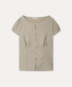 MIXXO MIXXO Gingham Check Blouse (Size M)