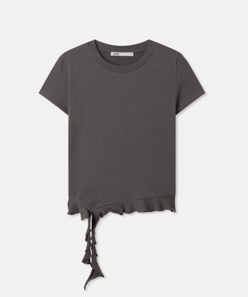 MIXXO MIXXO T-Shirt Ruffled Short-Sleeved
