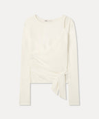 MIXXO MIXXO T-Shirt Slit Wrap Long Sleeve