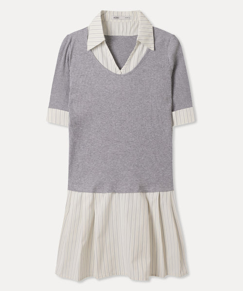 MIXXO MIXXO Shirt Layered Dress S