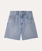 MIXXO MIXXO Denim Three-Quarter Shorts S