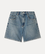 MIXXO MIXXO Denim Three-Quarter Shorts S