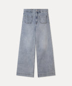 MIXXO MIXXO Pocket Wide Flare Denim Pants