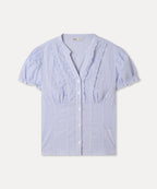 MIXXO MIXXO V-neck frill shirt size C