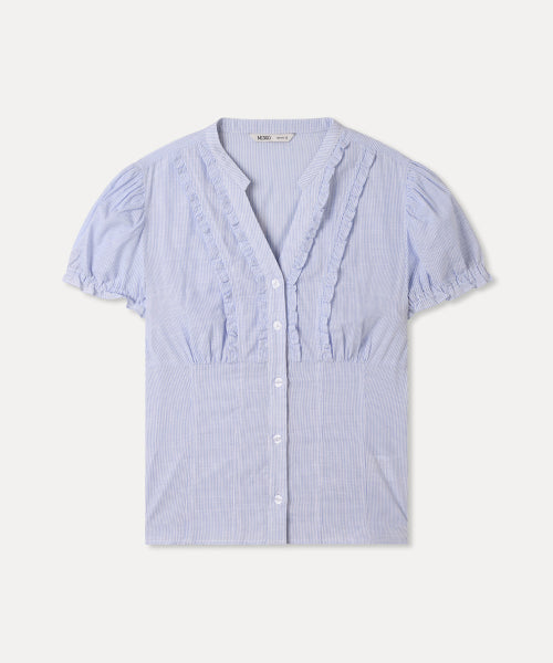 MIXXO MIXXO V-neck frill shirt size C