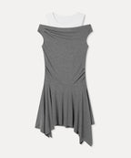 MIXXO MIXXO Layered Jersey Dress (C, S)