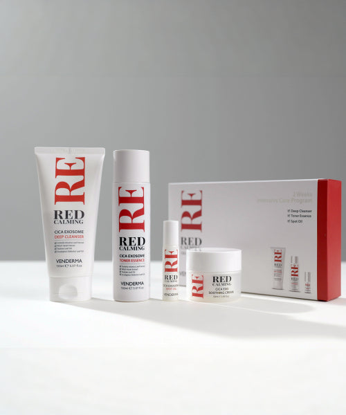 VENDERMA VENDERMA Red Calming Cica Exosome Intensive Care Set