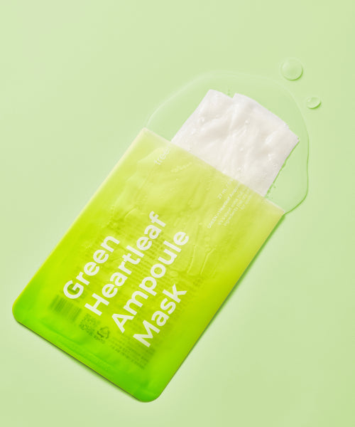FREEMAY FREEMAY Green Heartleaf Ampoule Mask 20 sheets