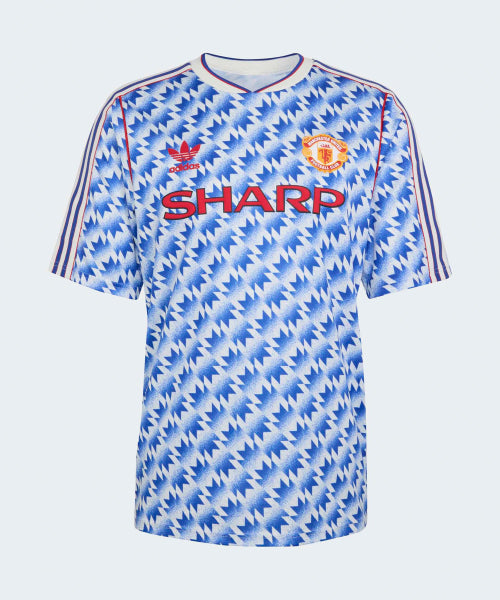 ADIDAS ADIDAS Manchester United Away Jersey 90 - Blue