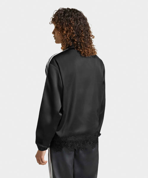 ADIDAS ADIDAS Satin Lace Firebird Loose Track Top - Size