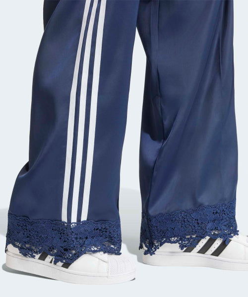 ADIDAS ADIDAS Satin Lace Firebird Loose Track Pants - Size