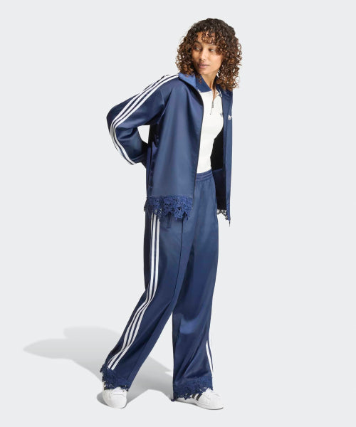 ADIDAS ADIDAS Satin Lace Firebird Loose Track Pants - Size