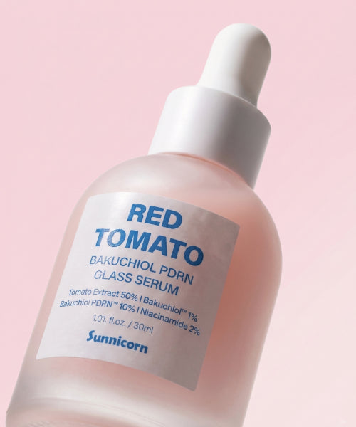 SUNNICORN [2pack] Red Tomato Bakuchiol PDRN Glass Serum 30ml