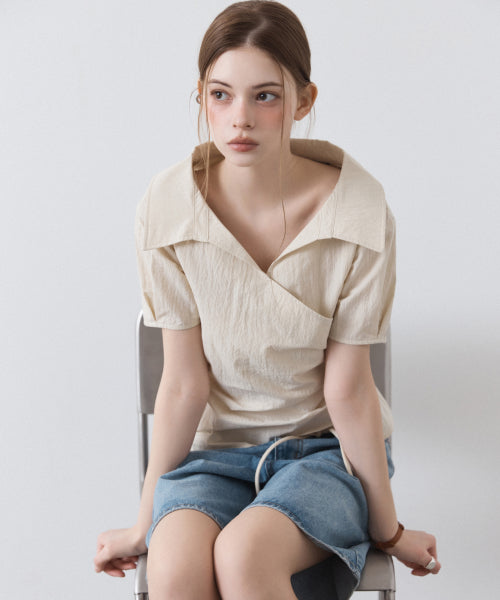 MIXXO MIXXO Wrap Variant Blouse size S