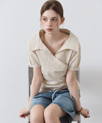 MIXXO MIXXO Wrap Variant Blouse size S