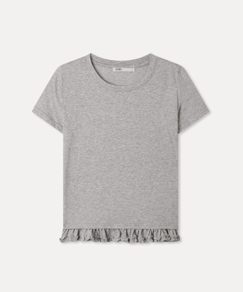 MIXXO MIXXO T-Shirt Hem Frill Short Sleeve