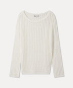 MIXXO MIXXO Crochet See-Through Long Sleeve Knit S