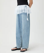 MIXXO MIXXO Skirt Lace Layered Miniskirt